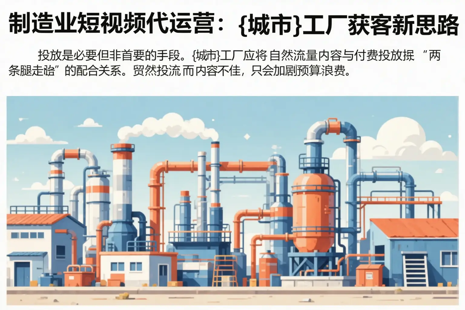 制造业短视频代运营:龙游工厂获客新思路